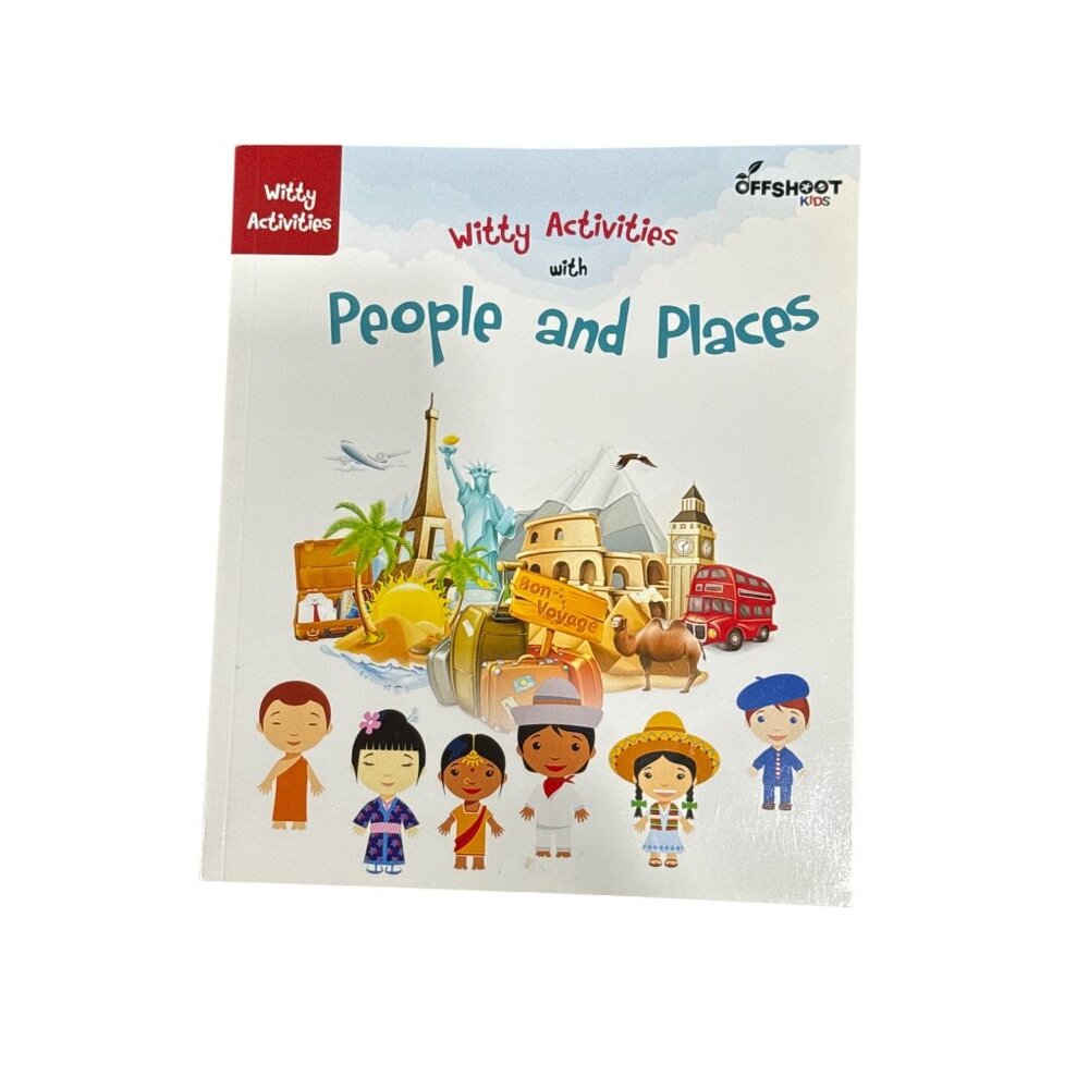 Witty Activities With People and Places Activity Book For Kids